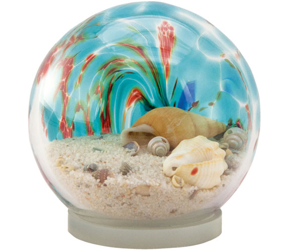 Ocean Lava Sand Globe by Glass Eye Studio
